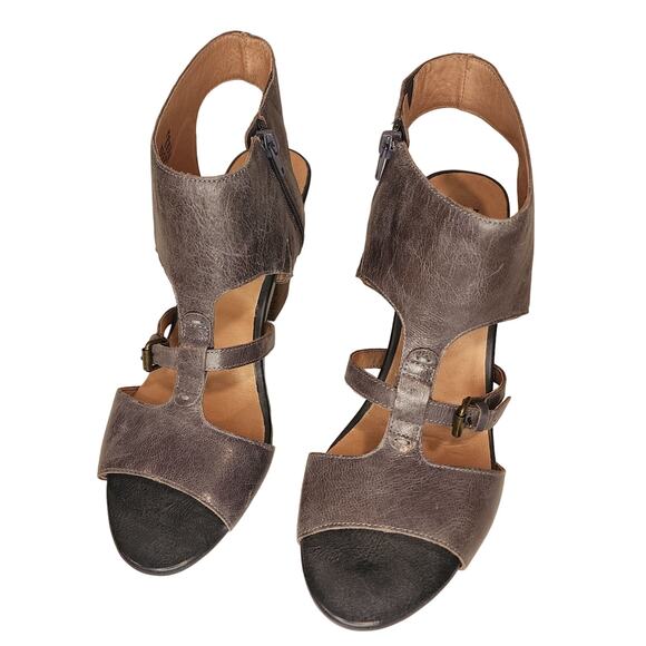 Miz Mooz Womens Melanie Sandal Heels Blue Gray, size 11 Reg. $160 - Picture 10 of 12